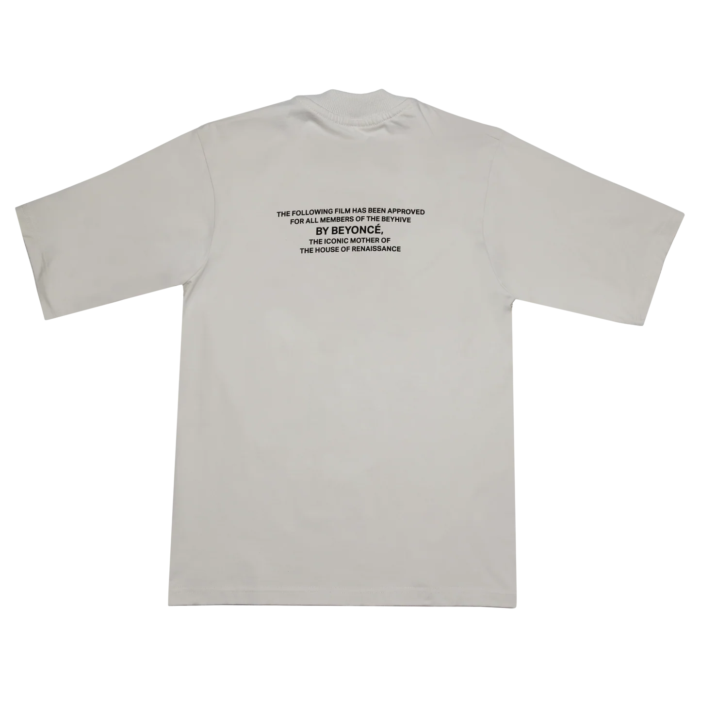 White t-shirt back plain with no visible graphics or design